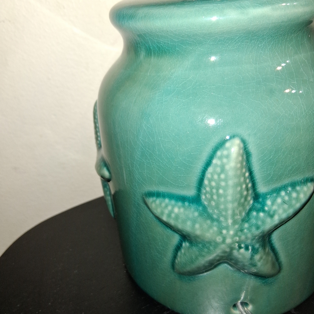 Green Starfish Table Lamp - Picture 4 of 4